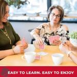 Deluxe Jumbo Canasta Game Set with Tray