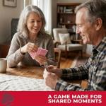 Deluxe Jumbo Canasta Game Set with Tray