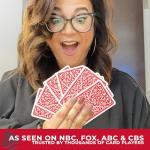 Deluxe Jumbo Canasta Game Set with Tray