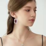 Funny Acrylic Poker Card Earrings for Women