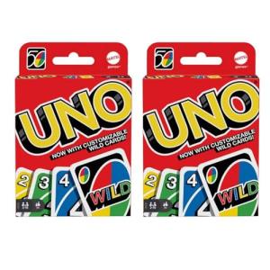 Uno Card Game 2-Pack - Red Edition