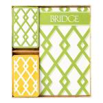 Trellis Bridge Playing Card Gift Set by Caspari