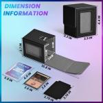 UAONO Black Card Deck Box for 100+ Cards