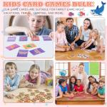 Zubebe 14 Pack Kids Card Games Gifts Bulk Classic Playing Card Game Set for Kids Includes Go Fish, Old Maid, Crazy Eights, Memory Match, Slap Jack, Playing Toy for Party Favors (Vivid)