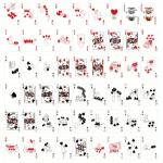 YOCEAN 2 Decks Cat Playing Cards, 54 Different Pattern, Cat Card Games, Cat Poker Cards, Cat Deck of Cards, 3.5 × 4.5inches (Blue)