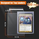 100 Pack Top Loader Penny Sleeves for Cards