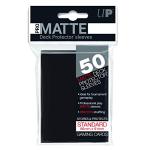 Black PRO-Matte Card Sleeves for Magic & More