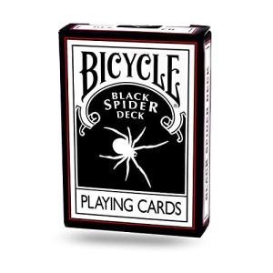 Magic Makers Black Spider Bicycle Playing Cards