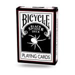Magic Makers Black Spider Bicycle Playing Cards