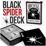 Magic Makers Black Spider Bicycle Playing Cards
