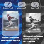 40 Clear Trading Card Sleeves for Sports Cards