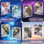40 Clear Trading Card Sleeves for Sports Cards