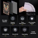 VZONE Waterproof Trump Poker Playing Cards Set