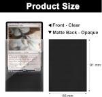120-Pack Matte Card Sleeves for Trading Cards