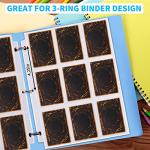 9 Pocket Trading Card Sleeves for 3 Ring Binders