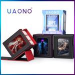 UAONO Black Card Deck Box for 100+ Cards