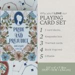 Book Lovers Playing Cards - Pride and Prejudice Design
