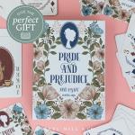 Book Lovers Playing Cards - Pride and Prejudice Design