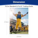 100 Soft Trading Card Sleeves, Ultra-Clear Protectors