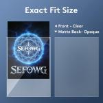 600 Clear Card Sleeves for Magic and TCG