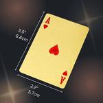 Magic Kiss Waterproof Foil Poker Playing Cards Set