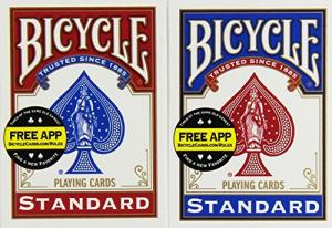Bicycle Poker Size Playing Cards - 4-Pack