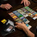 UAONO Black Card Deck Box for 100+ Cards