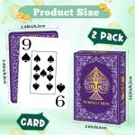 Large Print Playing Cards 2-Pack - Easy Shuffle