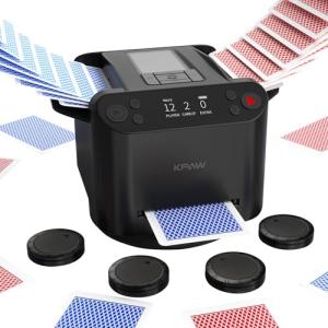 KPAW Automatic Card Shuffler for 12 Players