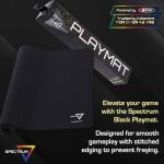 Black Spectrum Playmat – 24" x 14" for Gaming