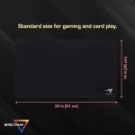 Black Spectrum Playmat – 24" x 14" for Gaming