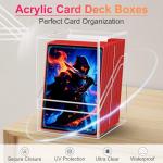 Clear Card Deck Box Set for MTG & YuGiOh