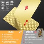 Waterproof Plastic Playing Cards - Vintage Casino Style