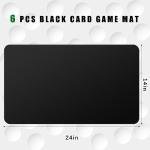 Ecally 4-Piece 24x14 Inch Card Game Mats