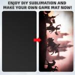 Yexiya 6 Pcs Colorful TCG Playing Card Mats