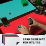 Yexiya 6 Pcs Colorful TCG Playing Card Mats