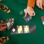 Waterproof Poker Cards - 2 Pack Black Diamond Style