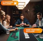 Newverest Portable Poker Table Top for Home Games