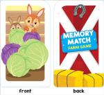 Farm Animal Memory Match Card Game for Kids