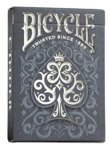 Bicycle Cinder Premium Silver Smoke Playing Cards