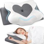 Almohada cervical de memory foam para soporte de cuello