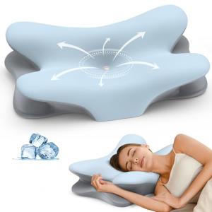 Almohada Ergonómica Back Sleeper - Memory Foam de Alta Densidad