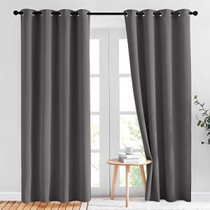 Cortinas NICETOWN 100% Blackout - Oscuridad Total y Doble Capa