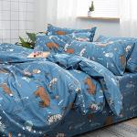 Funda Nórdica 100% Algodón Infantil - Animales del Bosque Cama 90