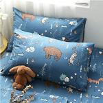 Funda Nórdica 100% Algodón Infantil - Animales del Bosque Cama 90