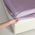 Sábana Ajustable de Seda Colores Sólidos