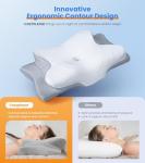 Almohada Cervical para Dormir Boca Arriba - Soporte de Cuello Ergonómico