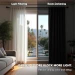 Cortinas Opacas Deconovo Térmicas 84” – Set de 2 Paneles