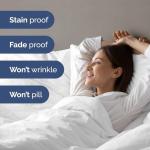 Funda Nórdica Twin Nestl Blanca – Microfibra Suave Doble Cepillado