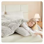 Funda nórdica de piel sintética esponjosa MIOTO tamaño queen